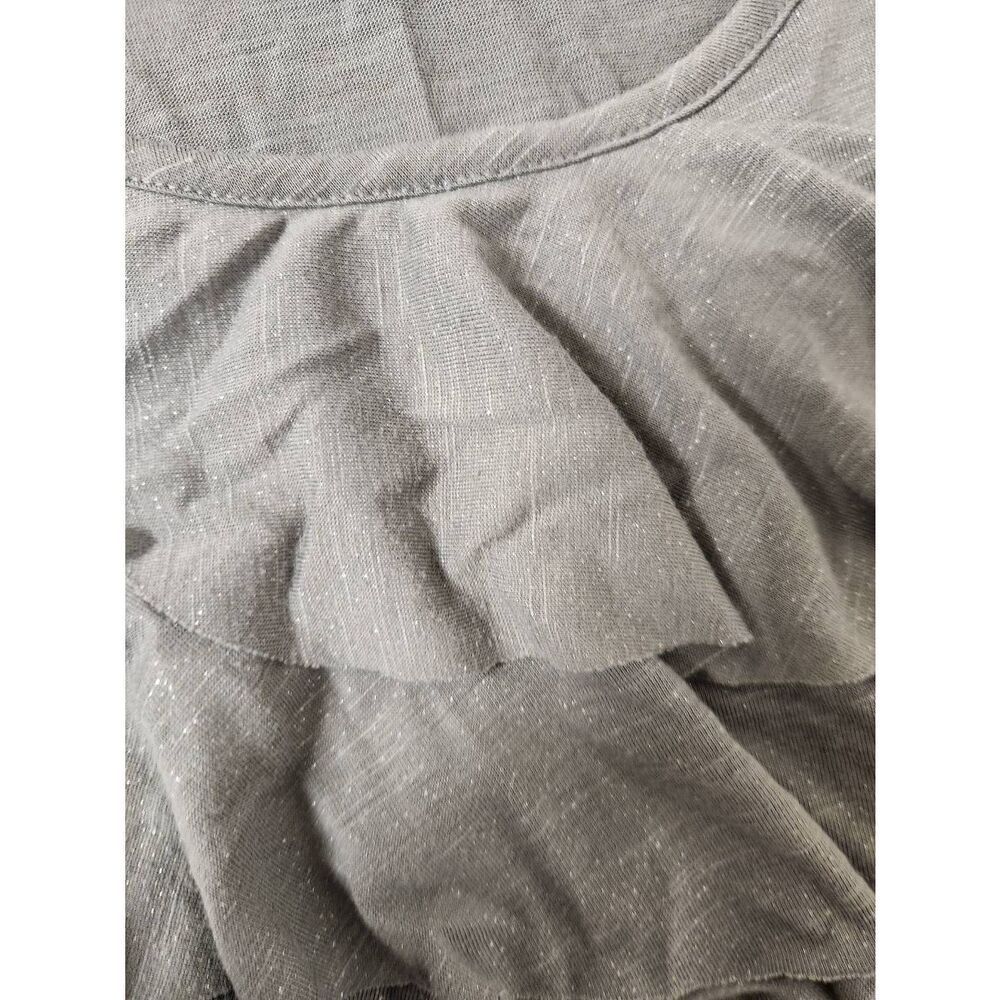 Maurices 2x Gray Ruffle tank - Picture 2 of 5